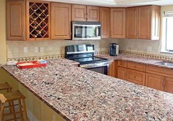 Большая П-образная столешница