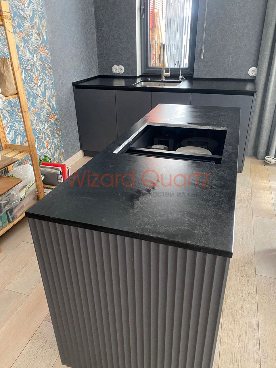 Столешницы из кварцевого агломерата для кухни