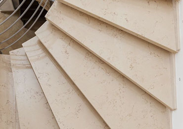 Лестницы из кварцевого агломерата