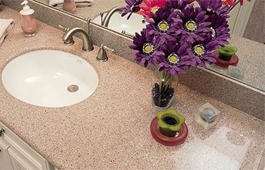 Столешница для ванной из камня Technistone