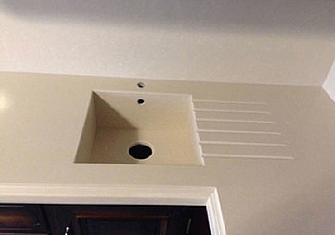 Столешница с интегрированной мойкой