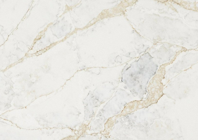 Детальное фото камня Noblle Quartz Calacatta True Light