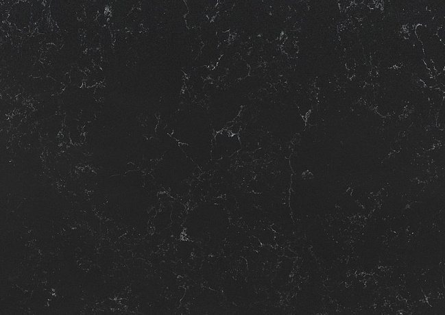 Детальное фото камня Noblle Quartz Carrara Black