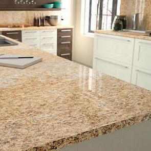 Поверхности из кварцевого агломерата в кухне